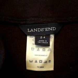 Lands End A-line cotton skirt
